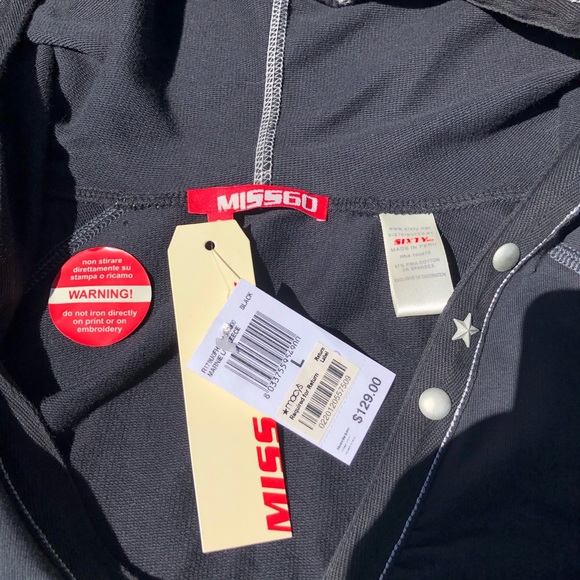 Miss Sixty black hoodie - Picture 2 of 3